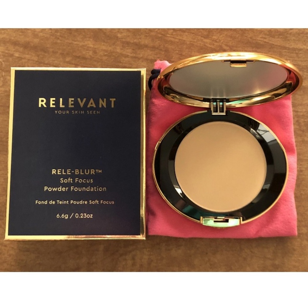 Relevant Rele-Blur Soft Focus Powder Foundation 28 Grace 0.23 oz 6.6g ~ NIB! 🧡